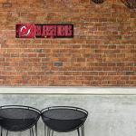 Rico HSN8301 Plastic Street Sign , New Jersey Devils , 3.75 x 16-inches