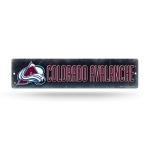 Rico Industries HSN6901 Plastic Street Sign , Colorado Avalanche