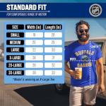 Wright & Ditson NHL Adult Game Day Unisex T-Shirt - 100% Cotton - Tagless Short Sleeve Hockey Tee - Comfortable & Lightweight (Buffalo Sabres - Royal, X-Large)