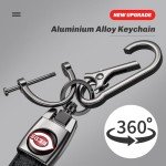 DNGNKNG Reds Leather Car Keychain Keyring for Cincinnati Reds Baseball Fans,Reds Car Key Fob Holder Keychain Lanyard,Souvenir/Gifts for Baseball Fans