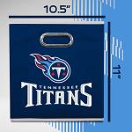 Franklin Sports NFL Tennesee Titans Collapsible Storage Bin
