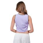 Ultra Game WNBA Official Womens Crop Top Pre-Game Tank Top, Golden State Valkyries, Team Color, Medium