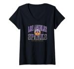 Womens WNBA Los Angeles Sparks Courtside V-Neck T-Shirt