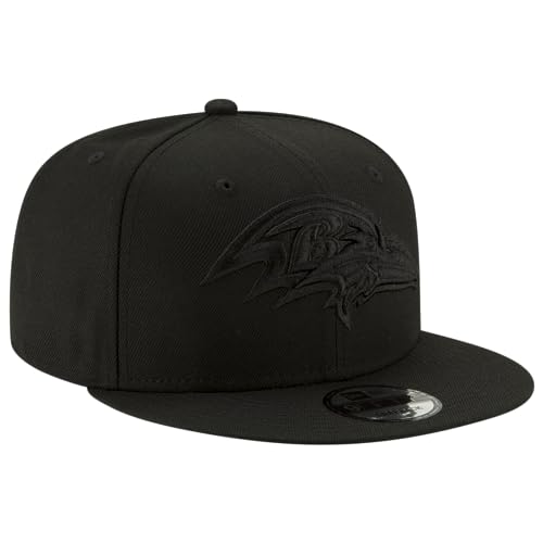 Baltimore Ravens Black On Black Snapback Hat