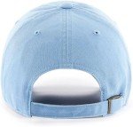 47 Los Angeles Dodger Columbia Blue Alternate Primary Logo Clean Up Adjustable Strap Hat Cap, Adult One Size Fits All, Orange