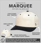 Winnipeg Jets NHL Officially Licensed Adjustable Snapback Hat Marquee Ivory