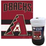 Licensed MLB Ultra Soft Coral Fleece Plush Throw Blanket 50" x 60" (Arizona Diamondbacks)