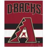 Licensed MLB Ultra Soft Coral Fleece Plush Throw Blanket 50" x 60" (Arizona Diamondbacks)