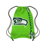 FOCO Seattle Seahawks NFL Alternate Color Big Logo Drawstring Backpack - Green