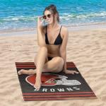 Northwest NFL Cleveland Browns Beach Towel, 30" x 60", Stripes