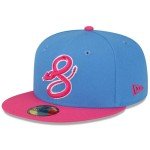 New Era Arizona Diamondbacks 59FIFTY Cooperstown Gummy Worm Collection Fitted Cap, Hat (US, Numeric, 7 3/4, Blue)