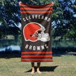 Northwest NFL Cleveland Browns Beach Towel, 30" x 60", Stripes