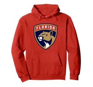 Florida Panthers Icon Red Officially Licensed Pullover Hoodie