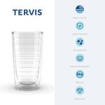 Tervis Made in USA Double Walled NFL Chicago Bears Insulated Tumbler Cup Keeps Drinks Cold & Hot, 16oz, Genuine