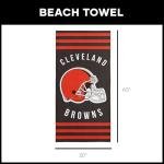 Northwest NFL Cleveland Browns Beach Towel, 30" x 60", Stripes