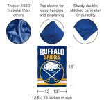 Sabres Double Sided Garden Banner Flag