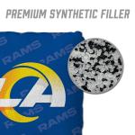 YouTheFan Officially-Licensed NFL Los Angeles Rams Set of 4 Cornhole Bags - All Weather Regulation 6” x 6” Size - 16oz Weight - Designed in USA