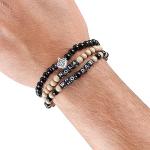 FOCO New Orleans Saints NFL 3 Pack Beaded Friendship Bracelet