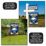Sabres Double Sided Garden Banner Flag