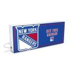 SOAR NHL LED Ambience Light Box: Elevate Your Space with Officially Licensed Wall Décor, New York Rangers