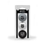 Team Golf NHL Los Angeles Kings 3 Golf Ball Pack Regulation Size Golf Balls, 3 Pack, Full Color Durable Team Imprint