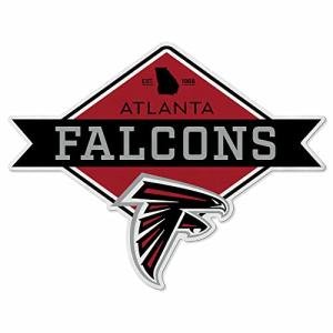 Rico Industries NFL Football Atlanta Falcons Diamond Shape Cut Pennant - Home and Living Room Décor - Soft Felt EZ to Hang