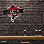 Rico Industries NFL Football Atlanta Falcons Diamond Shape Cut Pennant - Home and Living Room Décor - Soft Felt EZ to Hang