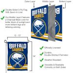Sabres Double Sided Garden Banner Flag