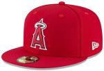 New Era MLB 59FIFTY Team Color Authentic Collection Fitted On Field Game Cap Hat (7 3/4, Los Angeles Angels)