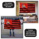 Miami Marlins Stars and Stripes Nation 3x5 Flag