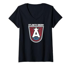 Womens WNBA Atlanta Dream Fan Base V-Neck T-Shirt