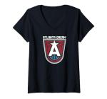 Womens WNBA Atlanta Dream Fan Base V-Neck T-Shirt