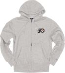 Blue 84 Philadelphia Flyers NHL Officially Licensed Full Zip Hooded Sweatshirt Icon Heather Gray, Large