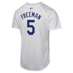 Outerstuff Freddie Freeman Los Angeles Dodgers Youth Home Player Jersey, White, 8-20 (US, Numeric, 18, 20, Regular, Freddie Freeman Los Angeles Dodgers White)
