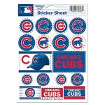 MLB Chicago Cubs Vinyl Sticker Sheet, 5" x 7"