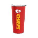 Rico Industries NFL Football Kansas City Chiefs 18oz Soft Touch, Easy Grip Tumbler