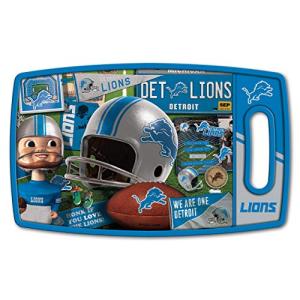 YouTheFan NFL Detroit Lions Retro Series Cutting Board