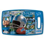 YouTheFan NFL Detroit Lions Retro Series Cutting Board