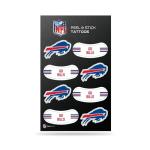 Rico Industries NFL Football Buffalo Bills Peel & Stick Temporary Tattoos - Eye Black - Game Day Approved!