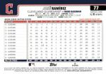 2025 TOPPS #77 JOSE RAMIREZ CLEVELAND GUARDIANS BASEBALL OFFICIAL TRADING CARD OF MLB