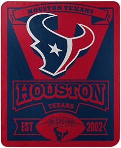 Northwest NFL Houston Texans Unisex-Adult Fleece Throw Blanket, 50" x 60", Marque