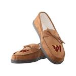 FOCO Washington Commanders NFL Mens Moccasin Slippers - L