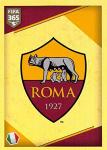 2017-18 Panini FIFA 365 Stickers Soccer #364 AS Roma Logo AS Roma Official Smaller Than Trading Card Sized Album Sticker in Raw (NM or Better) Condition