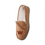 FOCO Washington Commanders NFL Mens Moccasin Slippers - L