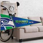 Rico Industries NFL Football Seattle Seahawks Primary 12" x 30" Felt Wall Décor Pennant - Great for Home/Bed Room/Man Cave Décor