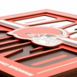 YouTheFan NFL Cleveland Browns Slogan Series 3D Wall Art