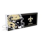 SOAR NFL LED Ambience Light Box: Elevate Your Space with Officially Licensed Wall Décor, New Orleans Saints