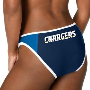 FOCO NFL Los Angeles Chargers Womens Team Logo Swim Suit Bikiniteam Logo Swim Suit Bikini, Bottom, Large