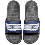 FOCO Dallas Cowboys NFL Men's Stripe Legacy Sport Slide, Medium