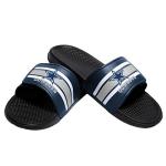 FOCO Dallas Cowboys NFL Men's Stripe Legacy Sport Slide, Medium